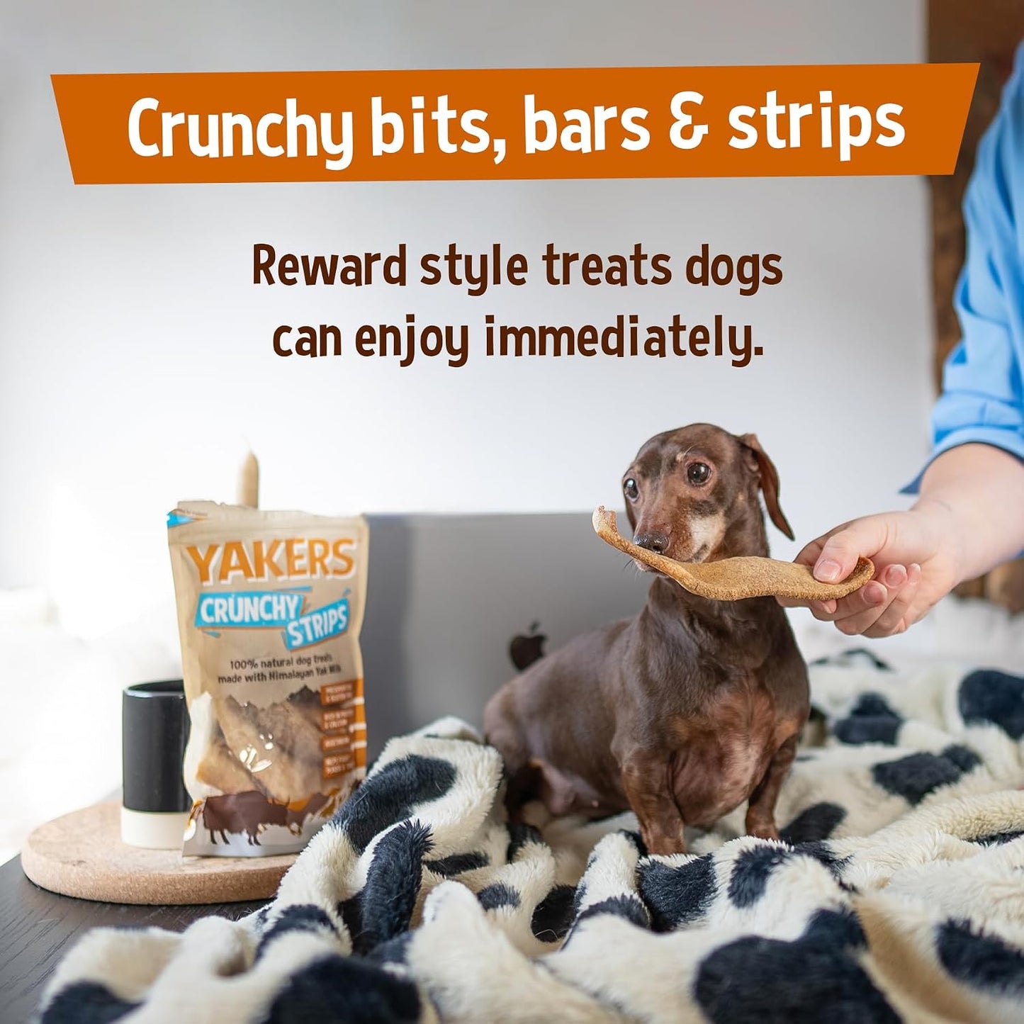 Yakers Crunchy Strips 70g Delicious Dog Treats