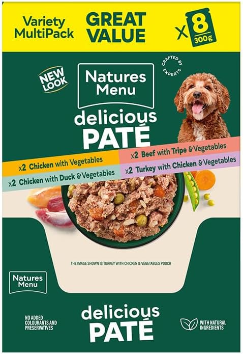 Natures Menu Original Adult Multipack Delicious Pate 8 x 300g