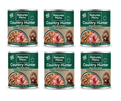 Natures Menu Country Hunter Rabbit Dog Food Can 600g