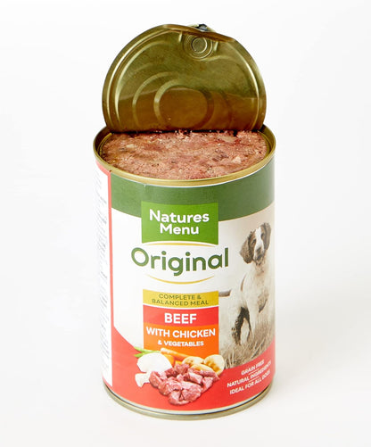 Natures Menu Original Beef & Chicken Can 400g