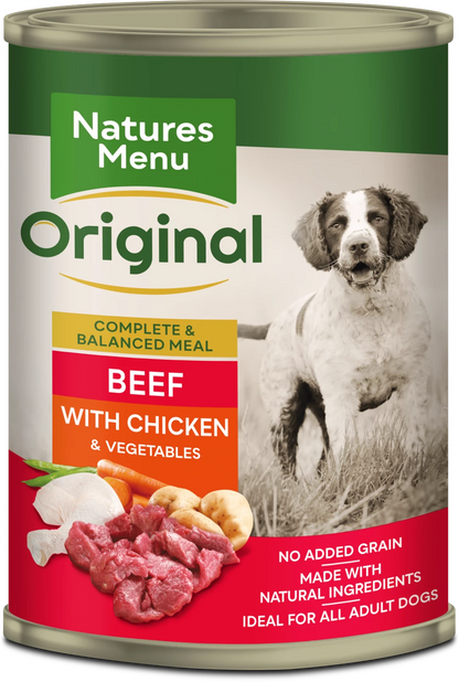 Natures Menu Original Beef & Chicken Can 400g