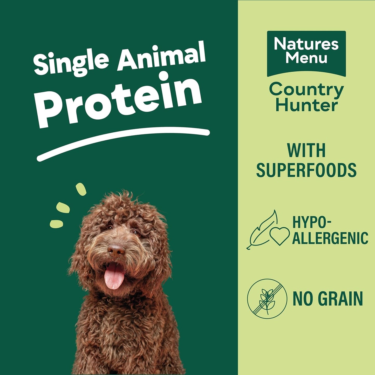 Natures Menu Country Hunter Dog Pouch Chicken 6x 150g
