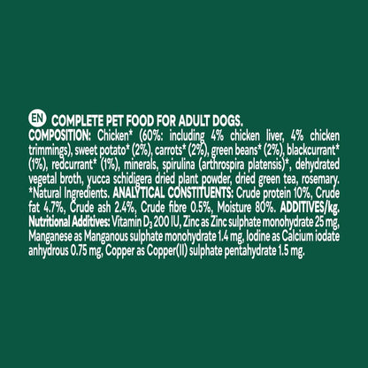 Natures Menu Country Hunter Dog Pouch Chicken 6x 150g