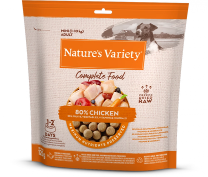 Natures Variety Freeze Dried Complete Food Chicken Dinner 120g