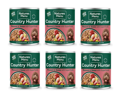 Natures Menu Country Hunter Pheasant & Goose Dog Food Can 600g