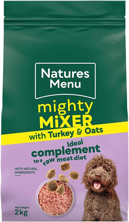 Natures Menu Mighty Mixer With Turkey & Oats 2kg
