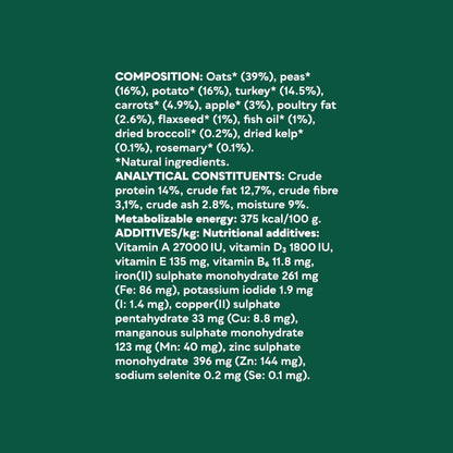 Natures Menu Mighty Mixer With Turkey & Oats 2kg