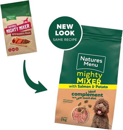 Natures Menu Mighty Mixer With Salmon & Potato 2kg
