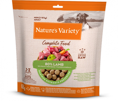 Natures Variety Freeze Dried Complete Food Lamb Dinner 120g