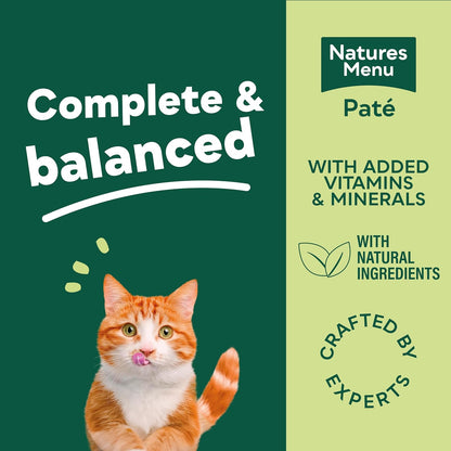 Natures Menu Pate Cat Food Multipack Variety 48 x 85g