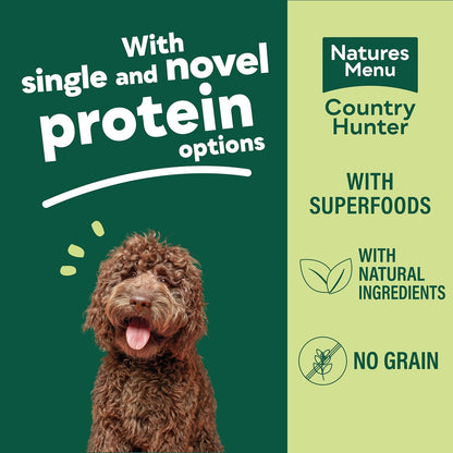 Natures Menu Country Hunter Game Meat Selection Cans 12 x 400g