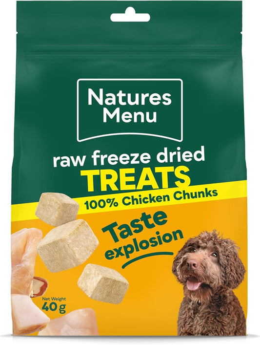 Natures Menu Raw Freeze Dried Chicken Chunks 40g