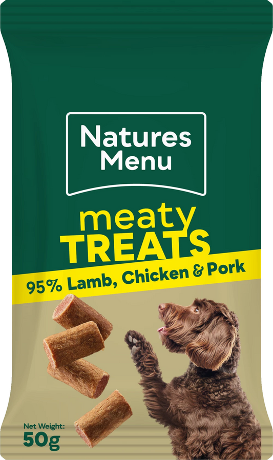 Natures Menu Real Meaty Treats Lamb & Chicken 50g