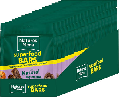 Natures Menu Superfood Bars Turkey 70g