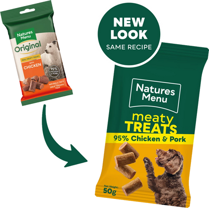 Natures Menu Real Meaty Treats Chicken 50g