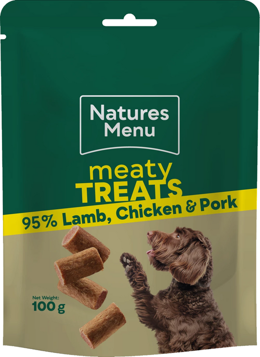 Natures Menu Real Meaty Treats With Lamb 100g