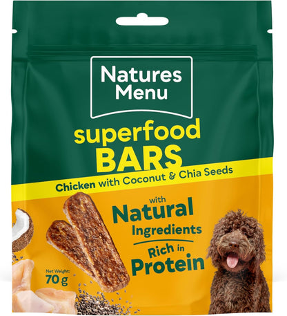 Natures Menu Superfood Bars Chicken 70g