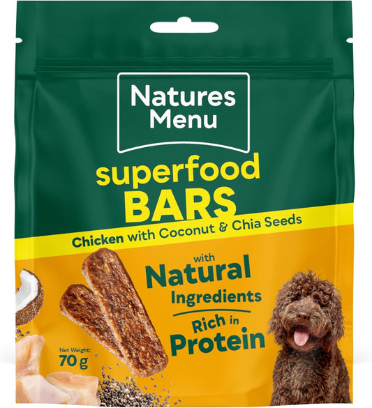 Natures Menu Superfood Bars Chicken 70g