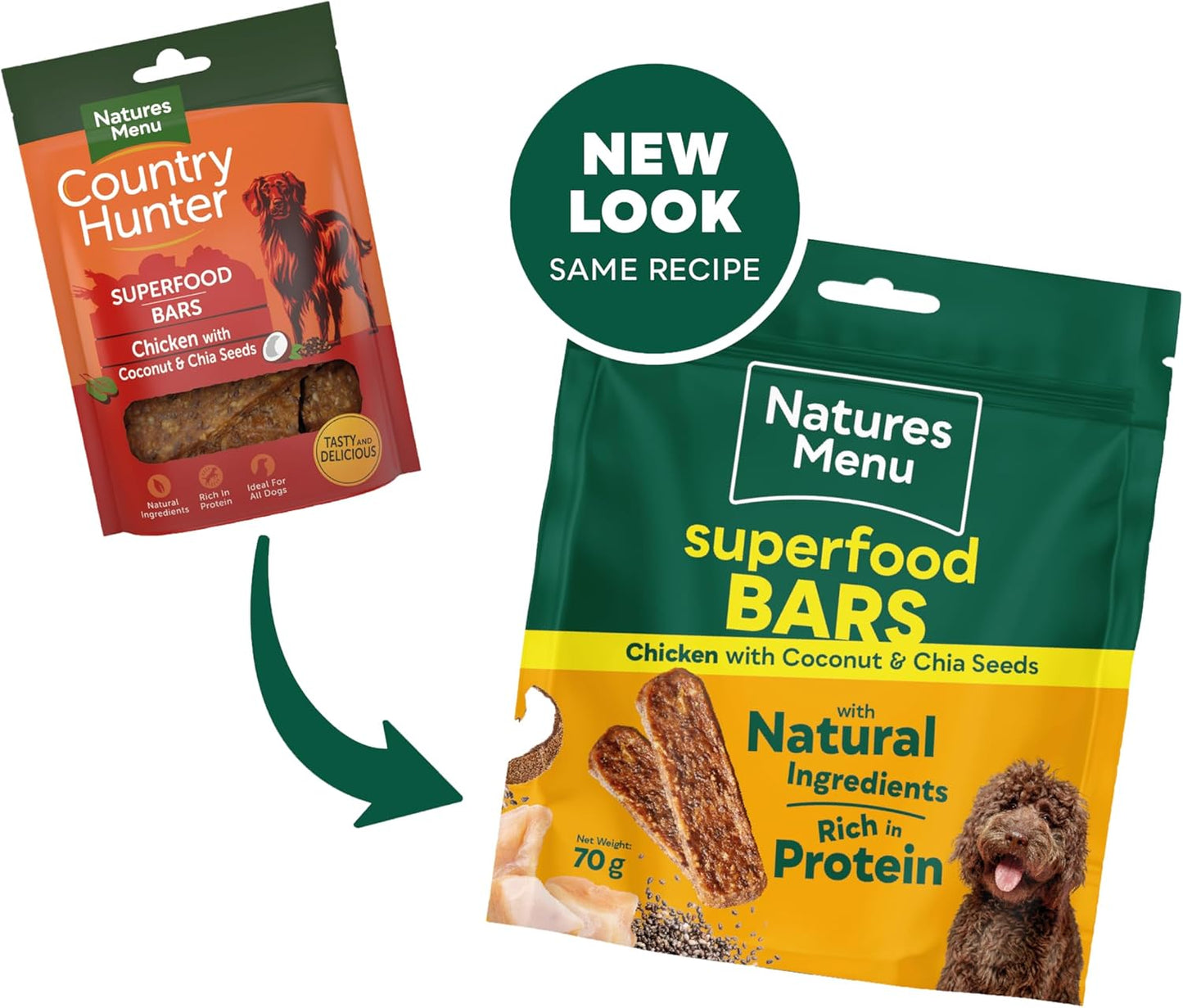 Natures Menu Superfood Bars Chicken 70g