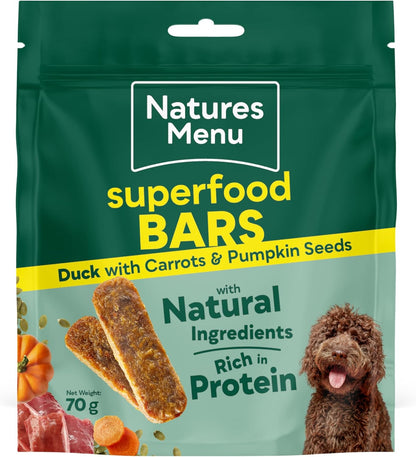 Natures Menu Superfood Bars Duck 70g