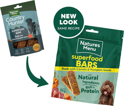 Natures Menu Superfood Bars Duck 70g