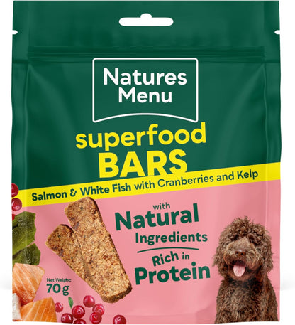 Natures Menu Superfood Bars Salmon 70g