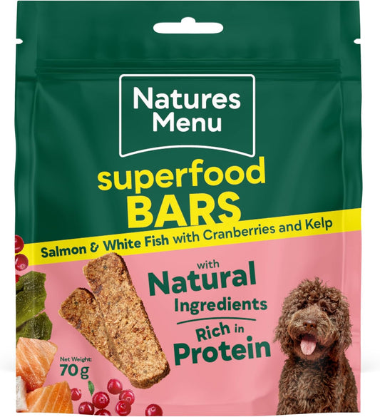Natures Menu Superfood Bars Salmon 70g
