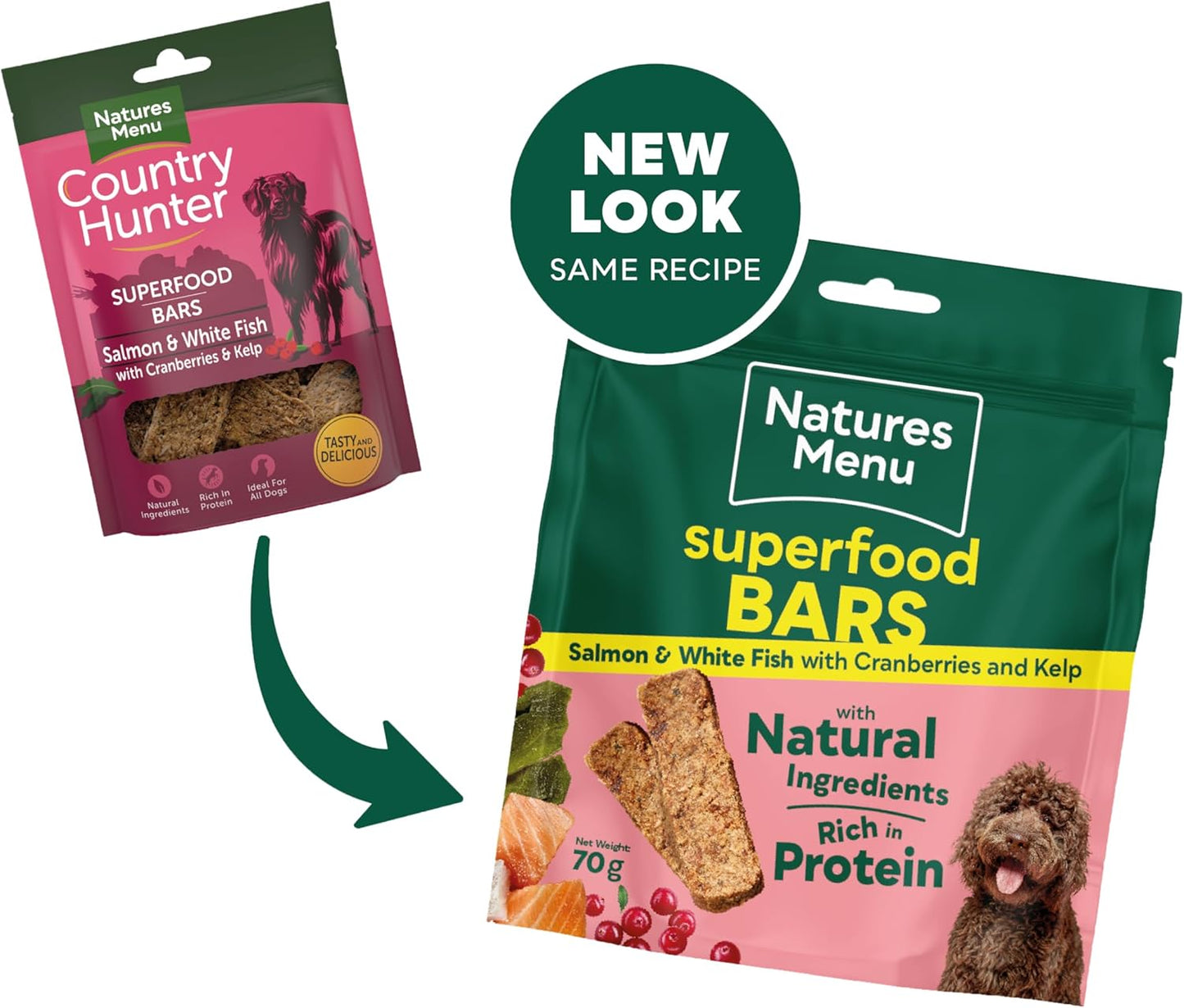 Natures Menu Superfood Bars Salmon 70g