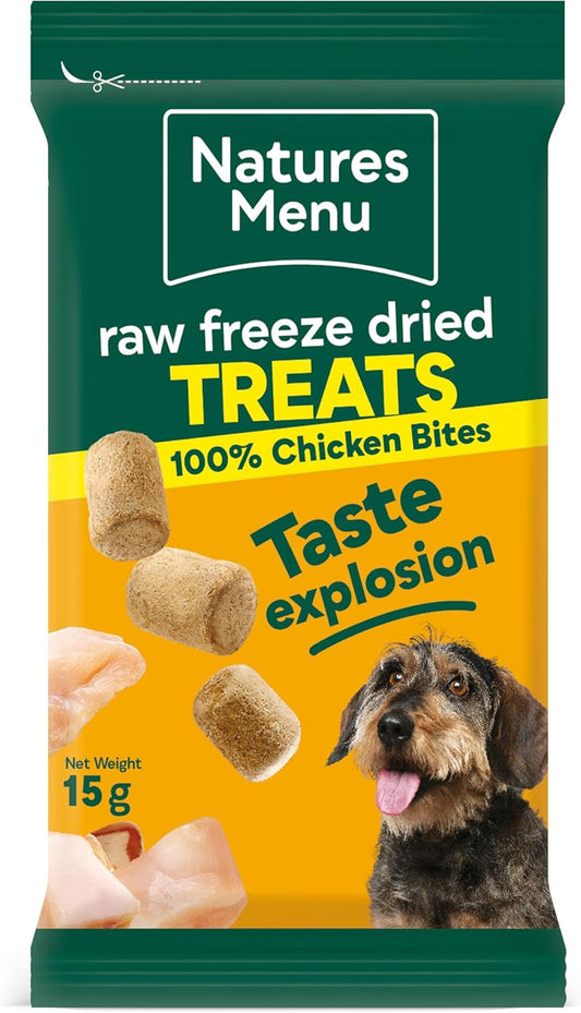 Natures Menu Freeze Dried Chicken Bites 15g
