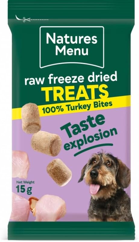 Natures Menu Freeze Dried Turkey Bites 15g