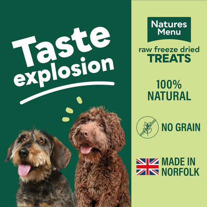 Natures Menu Freeze Dried Turkey Bites 15g