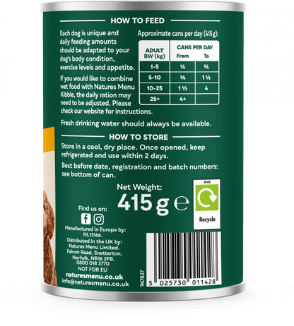 Natures Menu Hearty Stews Chicken 415g