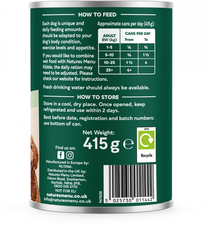 Natures Menu Hearty Stews Lamb 415g