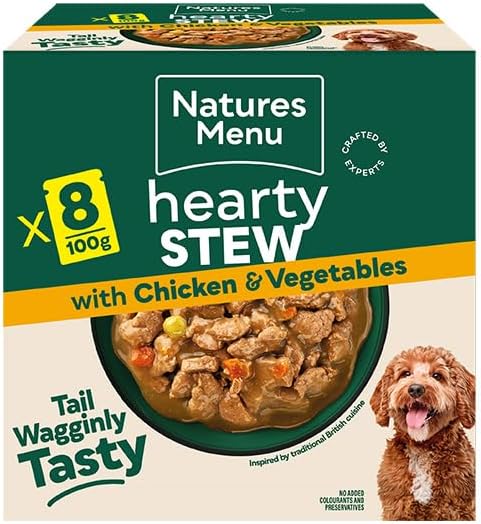 Natures Menu Meaty Hearty Stews Chicken 8 x 100g