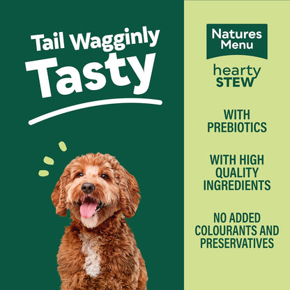 Natures Menu Meaty Hearty Stews Turkey 8 x 100g