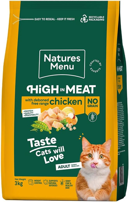 Natures Menu Cat Complete Food High Meat No Grain Chicken 3kg