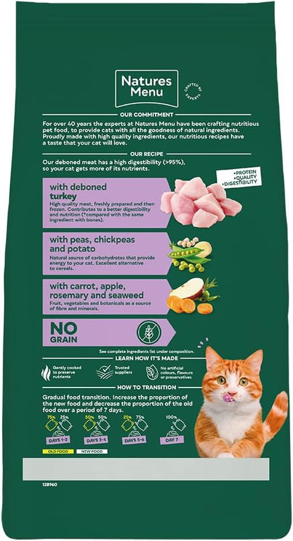 Natures Menu Cat High Meat No Grain Turkey 1.25kg