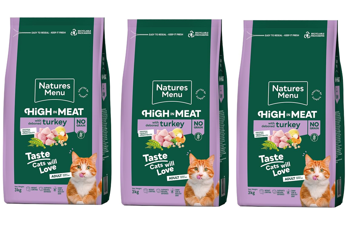 Natures Menu Cat Complete Food High Meat No Grain Turkey 3kg