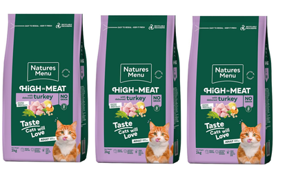 Natures Menu Cat Complete Food High Meat No Grain Turkey 3kg