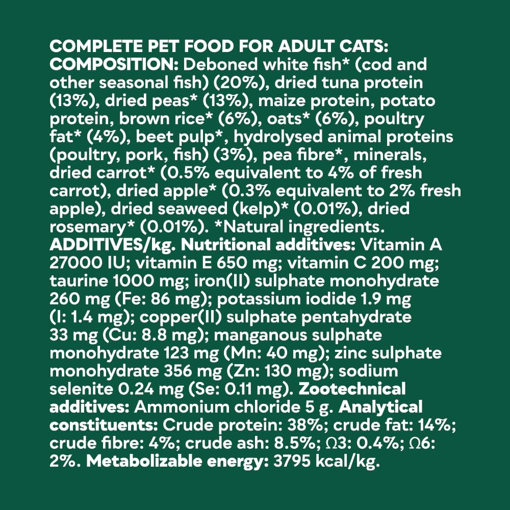 Natures Menu High Meat Cat Healthy Grains White Fish Cat Food 1.25kg