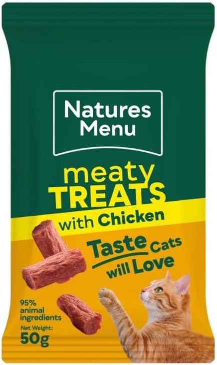 Natures Menu Meaty Treats With Chicken For Cats 50g