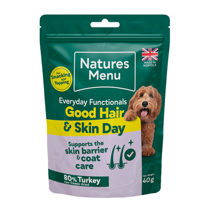 Natures Menu Freeze Dried Functionals Skin & Coat Dog Treats 40g