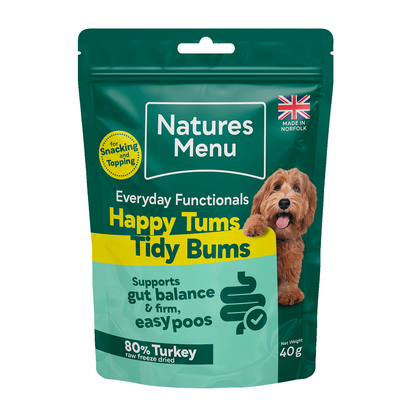 Natures Menu Freeze Dried Functionals Digestive Aid Dog Treats 40g