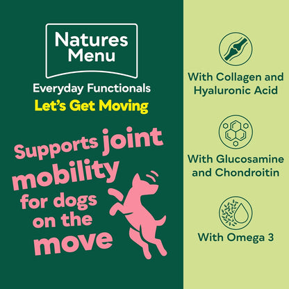 Natures Menu Freeze Dried Functionals Mobility Dog Treats 40g