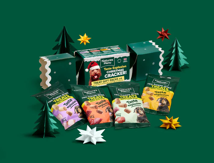 Natures Menu Christmas Cracker 4x15g Bites