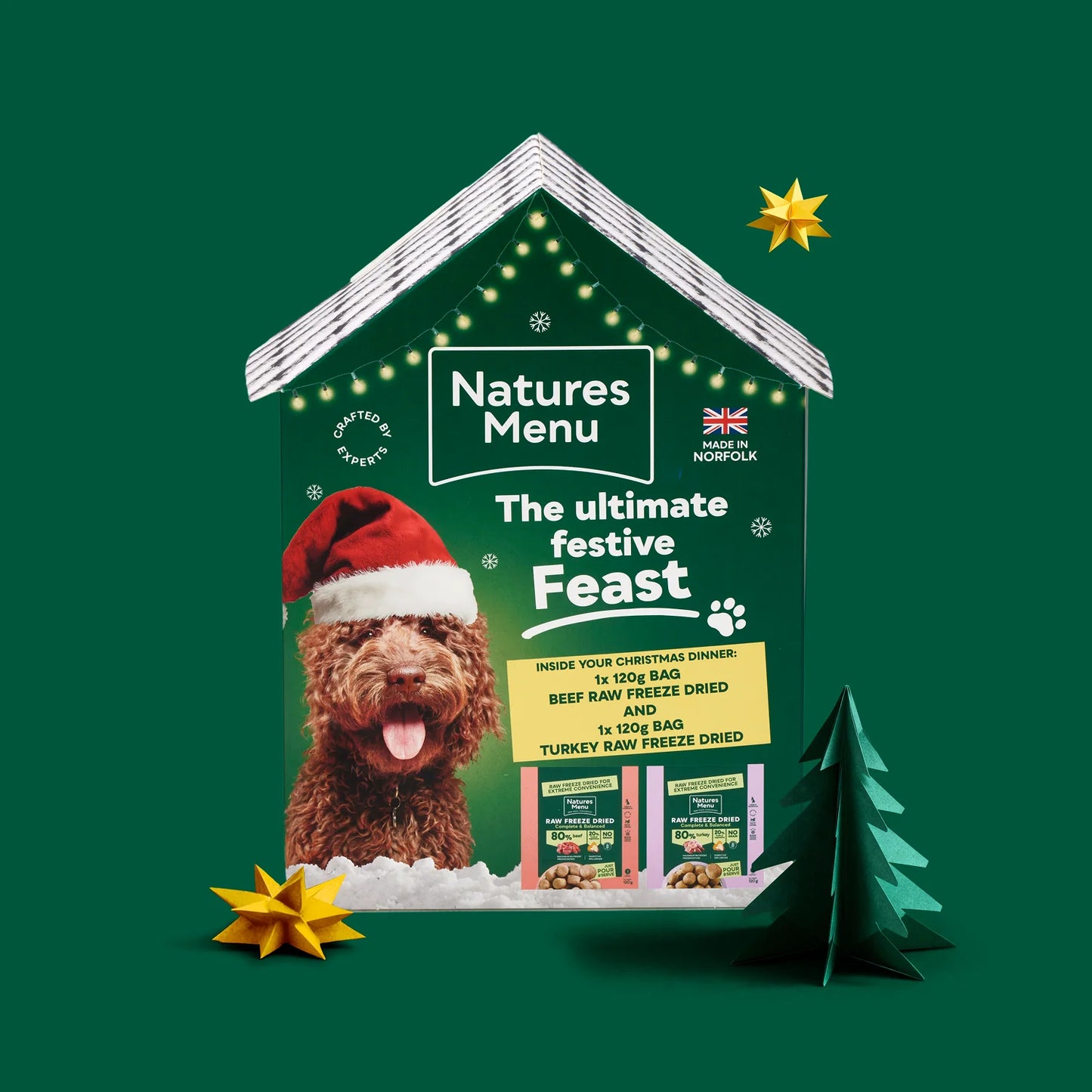Natures Menu Christmas House 2 x 120g Meals