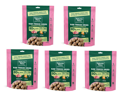 Natures Menu Raw Freeze Dried 80/20 Pork 250g