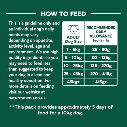 Natures Menu Raw Freeze Dried Pork 625g