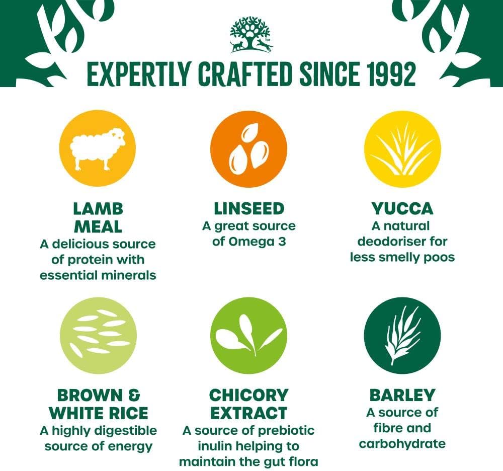 James Wellbeloved Adult Lamb & Rice Dog Food 15kg