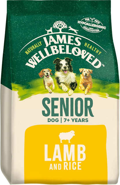 James Wellbeloved Senior Lamb & Rice Dog Food 15kg